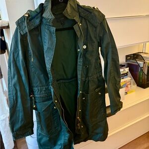J. Crew Olive Utility Jacket